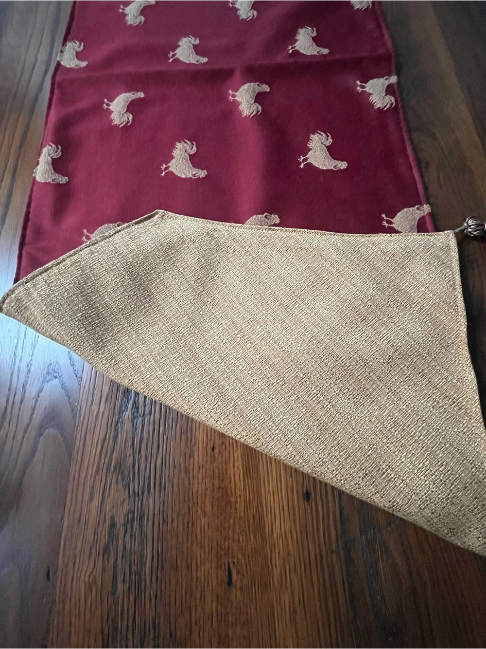 Reversible Chicken Table Runner - Picture 6 of 11